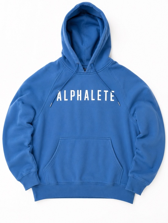 Alphalete Tops - Alphalete Hoodie Royal Blue Pullover Raised White Logo MSRP $78